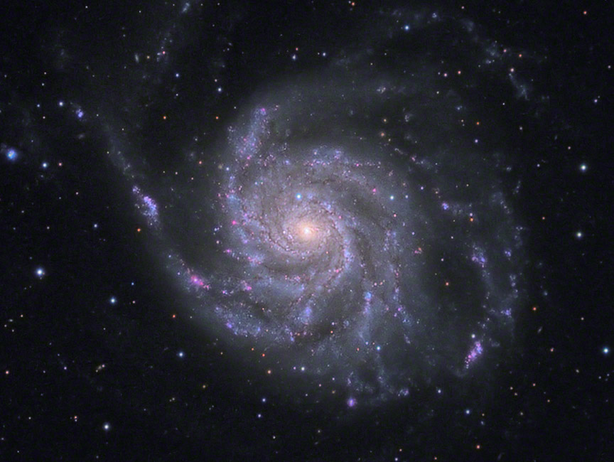 M101, Pinwheel, Detail