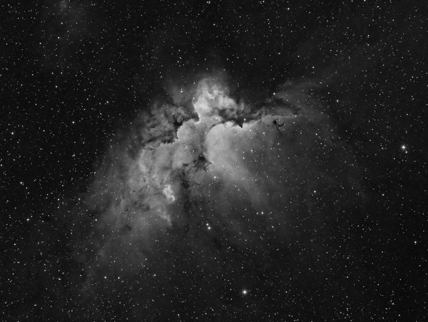 Flying Horse / Wizard Nebula in Hydrogen-alpha