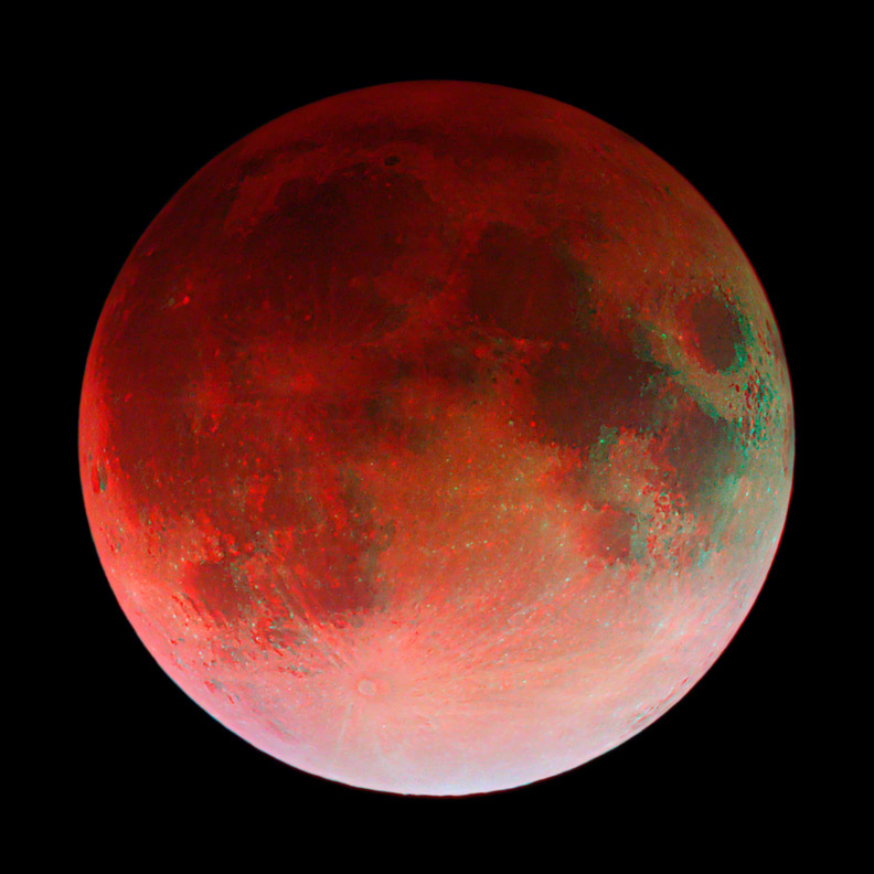 3-D Lunar Eclipse