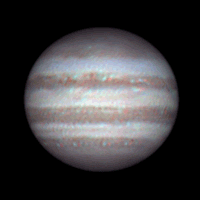 Jupiter rotating, 2004